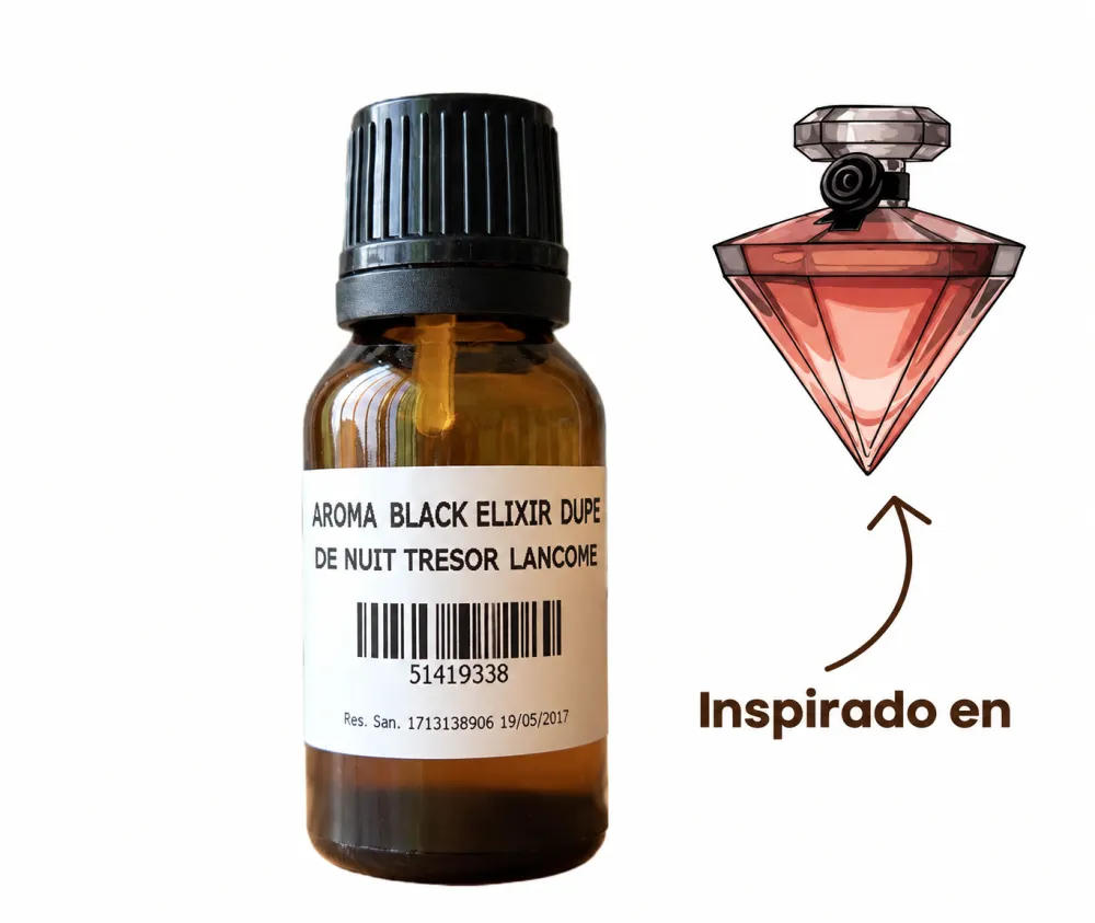 Dupe Elixir Aroma Black Elixir - Dupe De Nuit Tresor (Lancome) Femenino - Caléndula