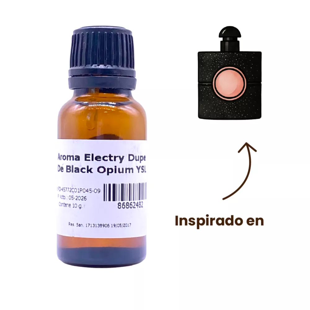 Aroma Electry - Dupe De Black Opium (YSL) Femenino