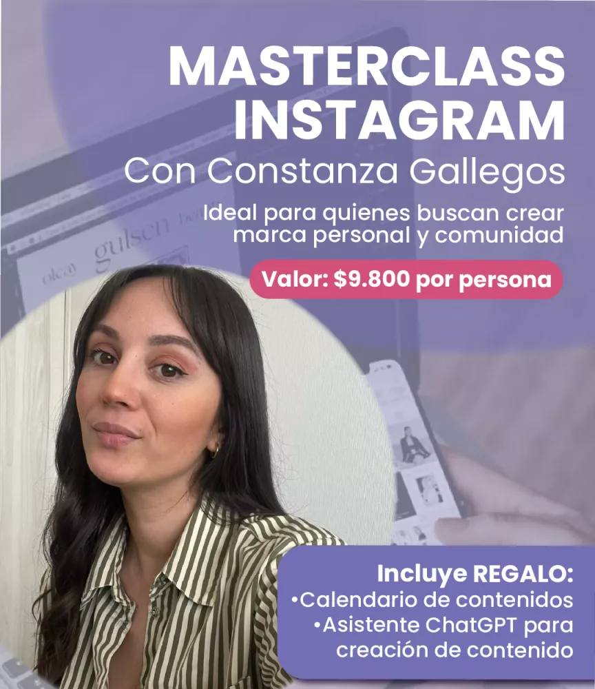 Masterclass Instagram Para Emprendedores (Grabada) UNICAMENTE GRABADA