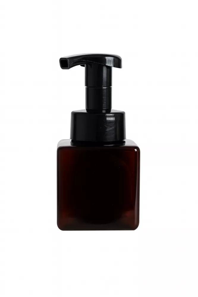 Botella Plástica Cuadrada C/ Bomba Espuma - 250 Ml. Precio X Unidad.