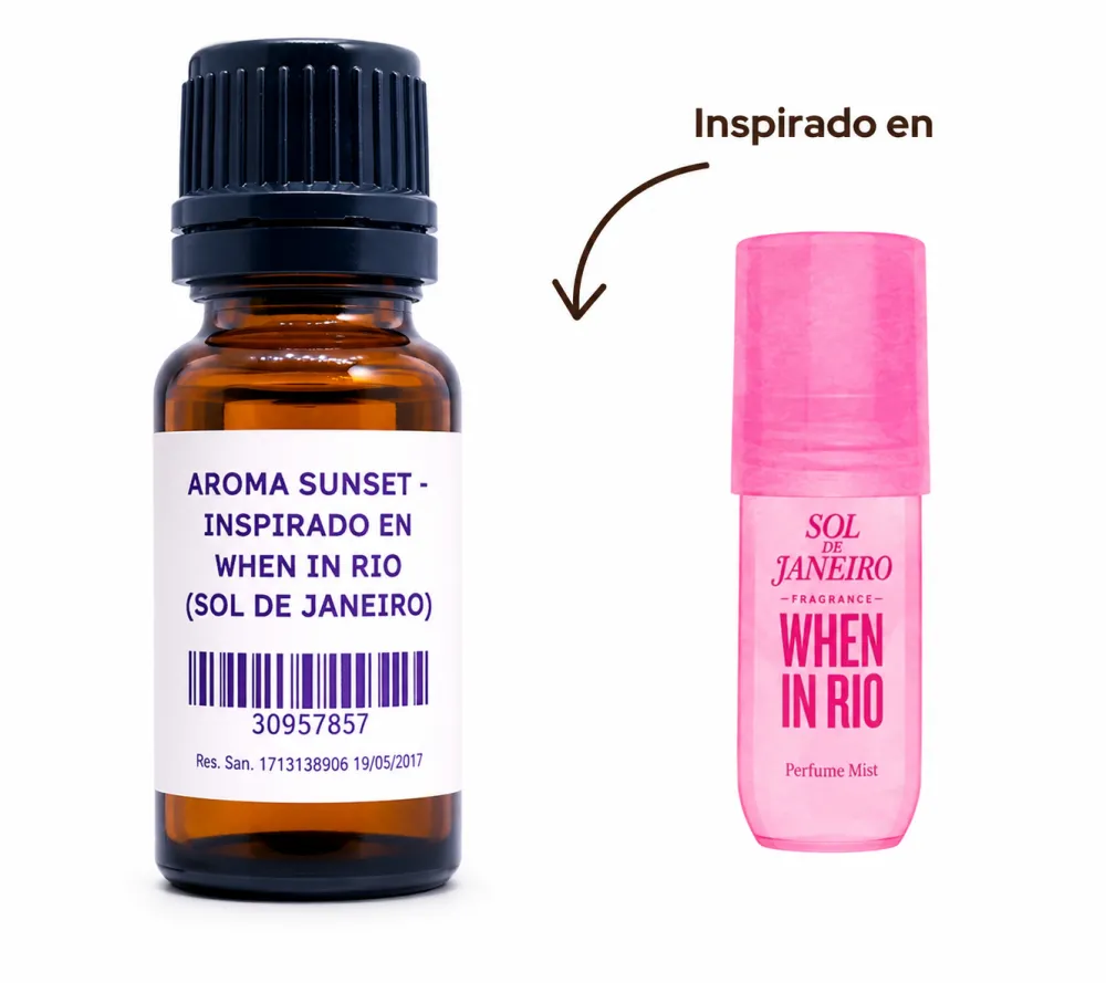 Aroma Sunset - Inspirado En  When In Rio (Sol De Janeiro) AROMA DE LA SEMANA