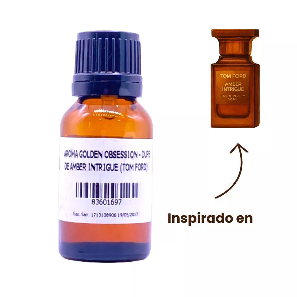 Aroma Golden Obsession - Dupe De Amber Intrigue (Tom Ford) Unisex  Producto Nuevo