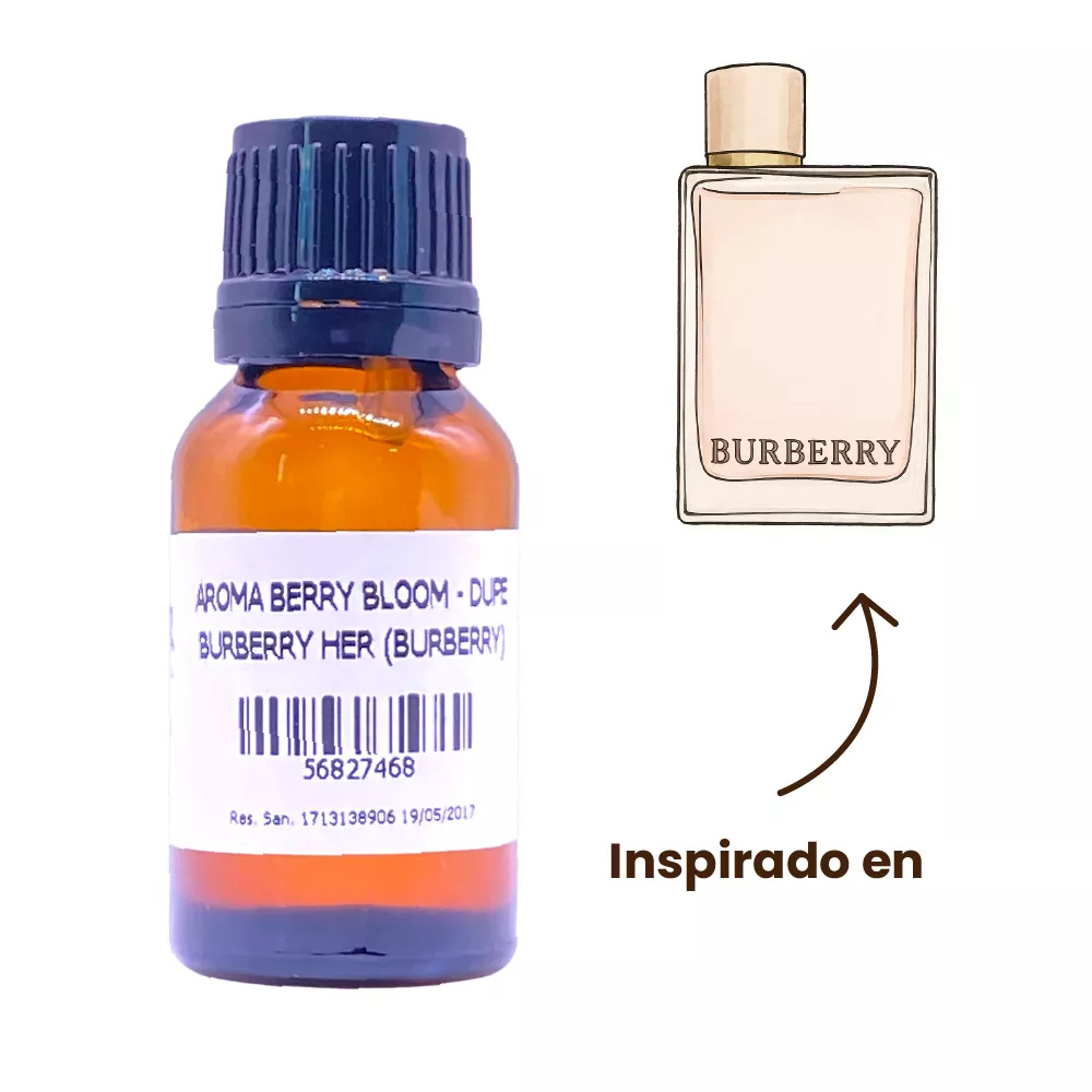 Aroma Berry Bloom - Dupe Burberry Her (Burberry) Femenino  Producto Nuevo