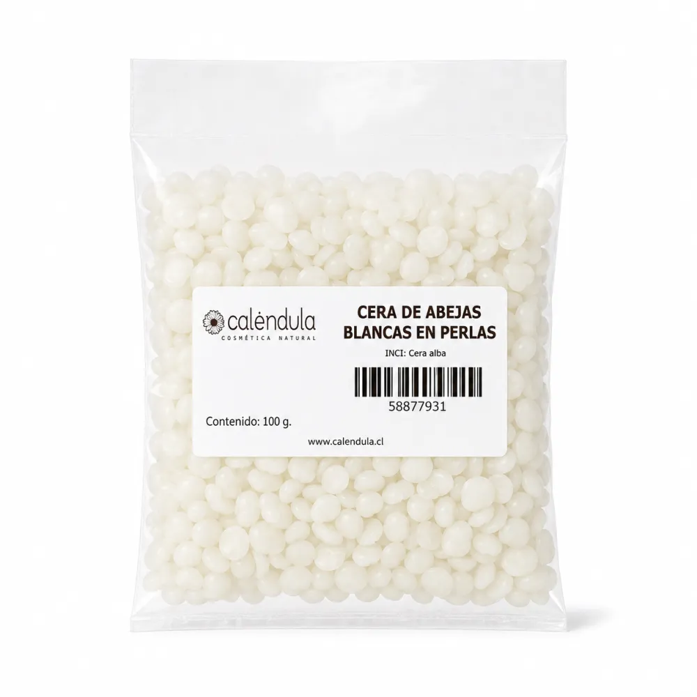 Cera De Abejas Blanca En Perlas  