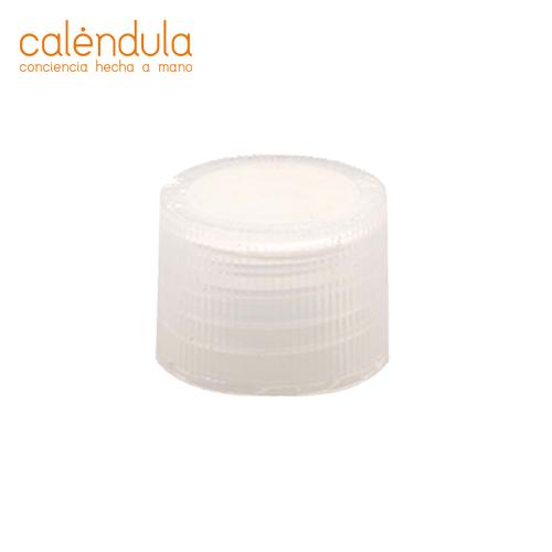 Tapa Rosca Plástica Natural  boca 24/410 pack de 5-10-50 unid.