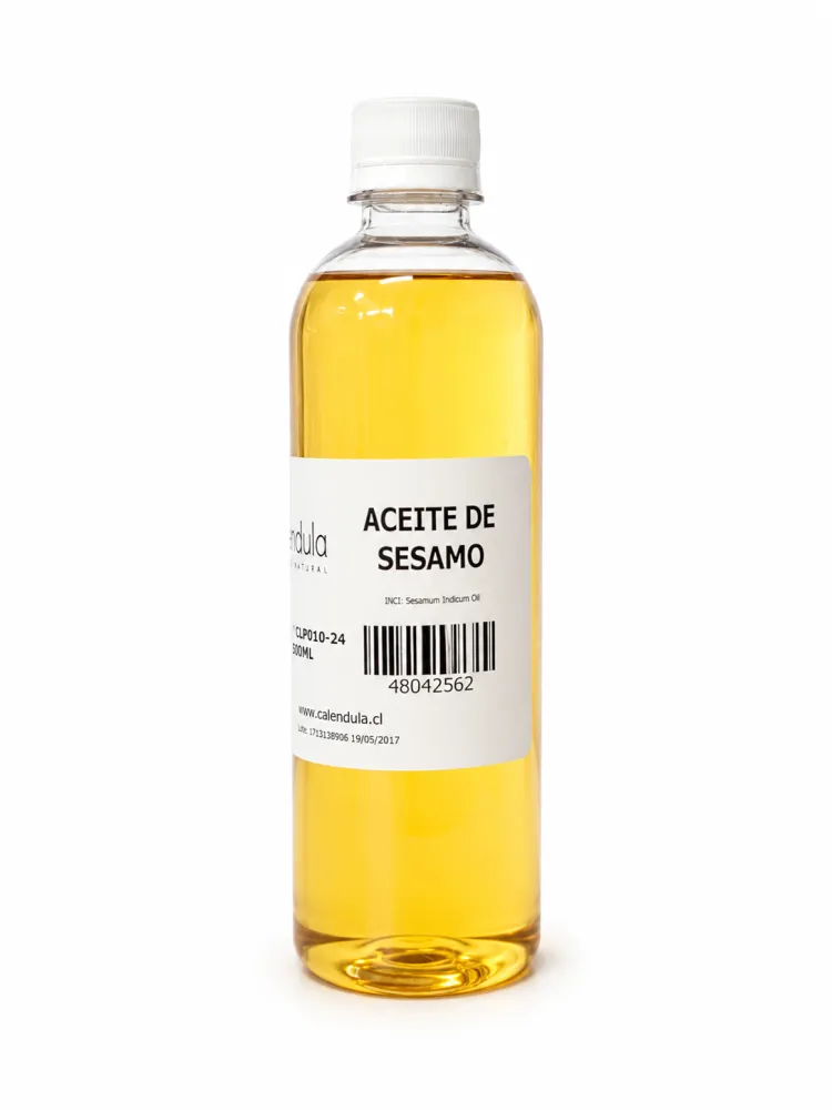 Aceite De Sesamo Prensado en frío y Filtrado al Vacio