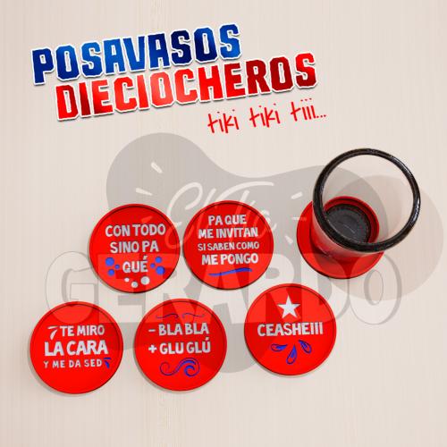Posavasos Dieciocheros 