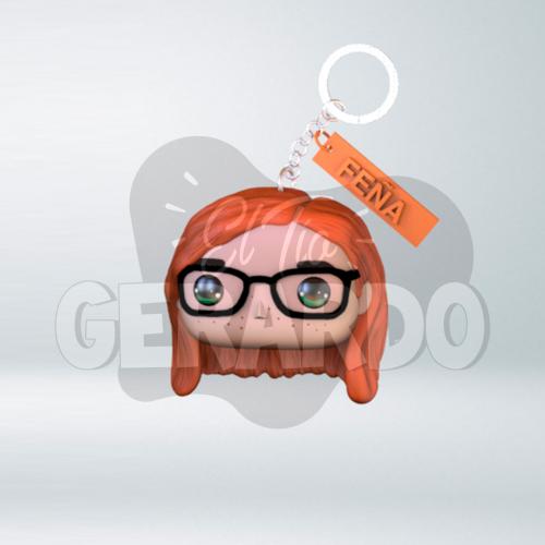 Llavero cabeza funko 