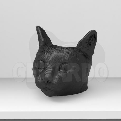 Macetero Cabeza Gato 