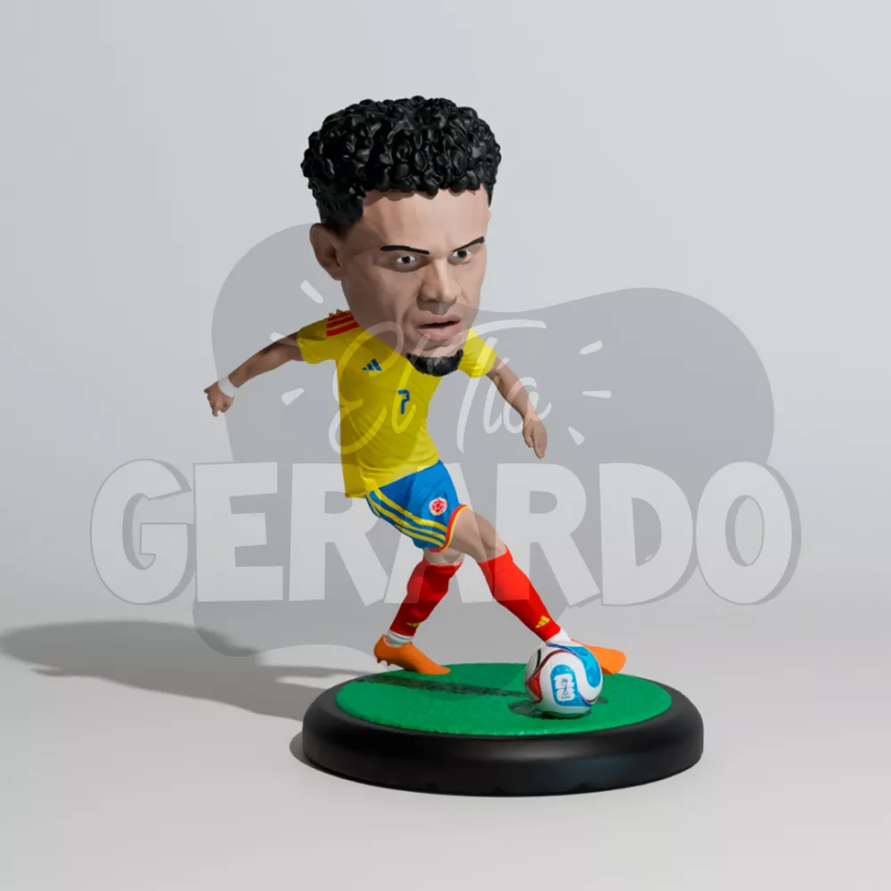 Luiz Díaz cartoon 