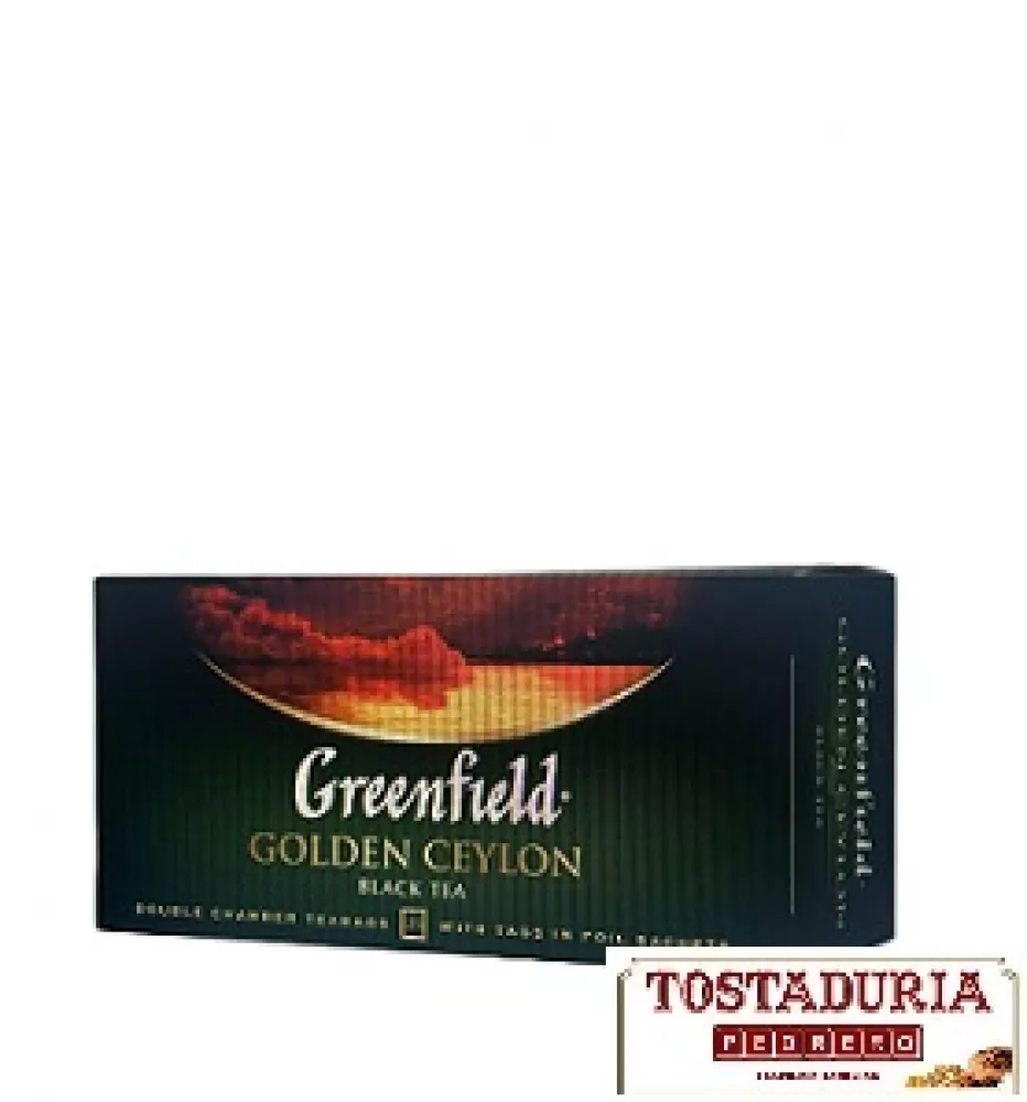 Te Greenfiel Golden Ceylon 25 Bol Greenfield