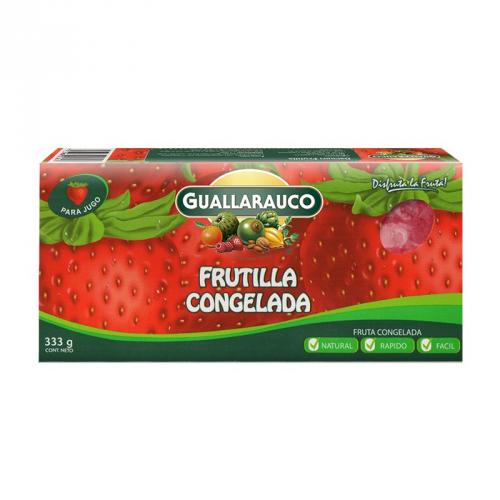 Pulpa De Frutilla 333gr Guallarauco