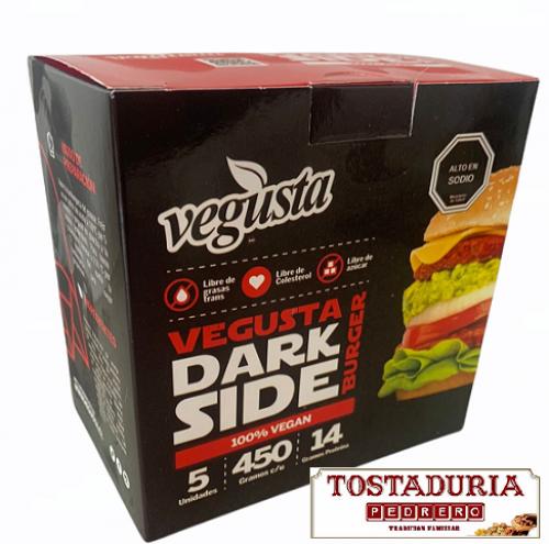 Hamburguesas Dark Side 450gr 5 uni. VEGUSTA
