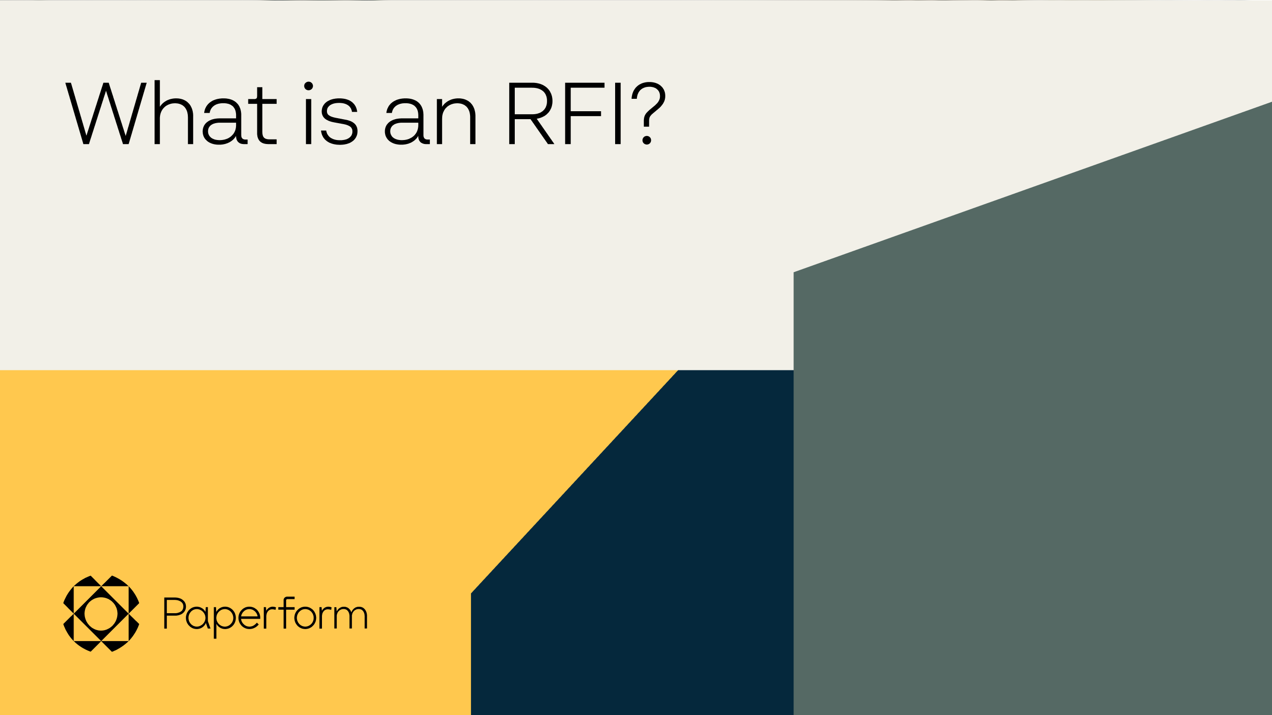 What Is A Request For Information RFI What Is A Request For Information RFI