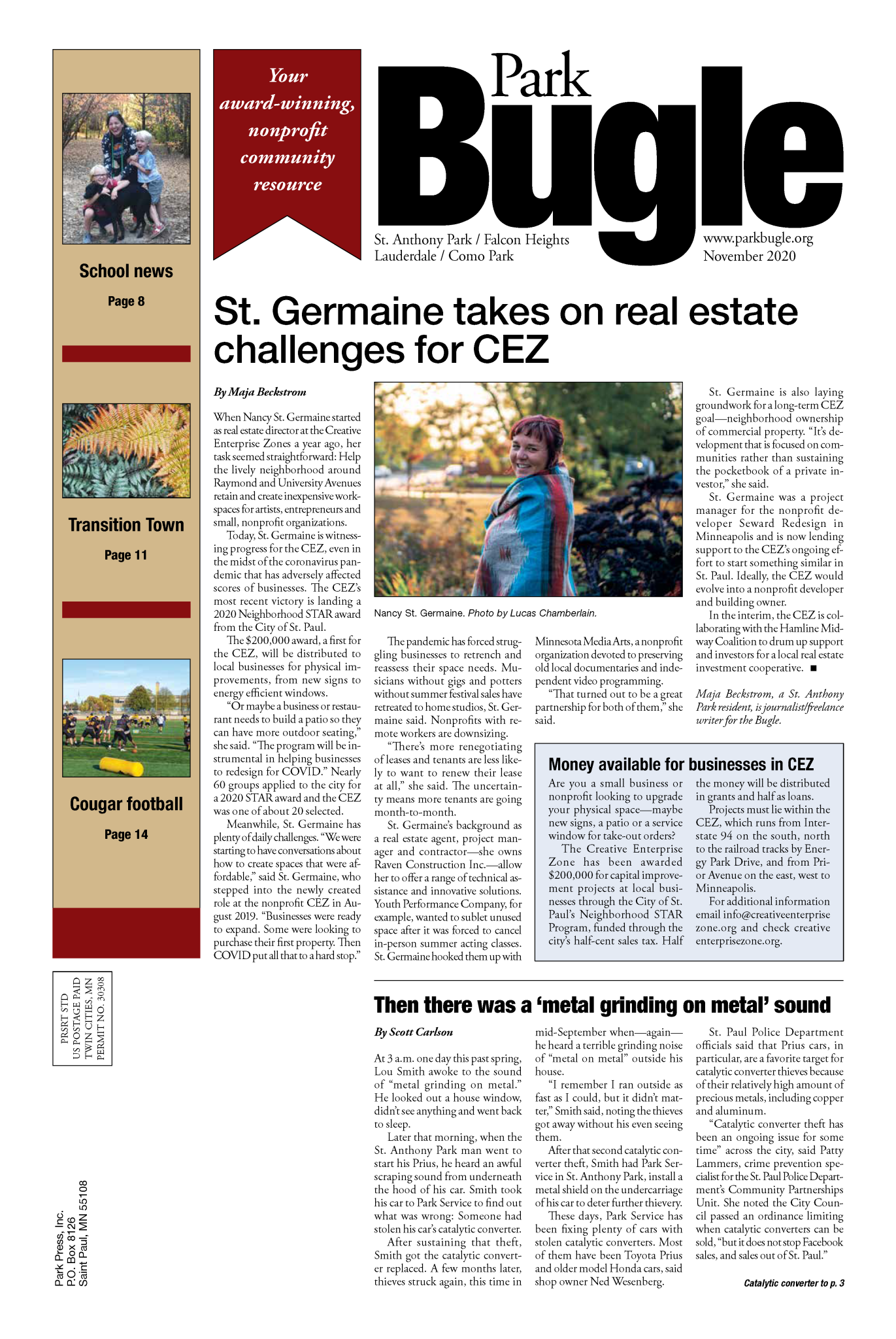 Support the Park Bugle Park Bugle