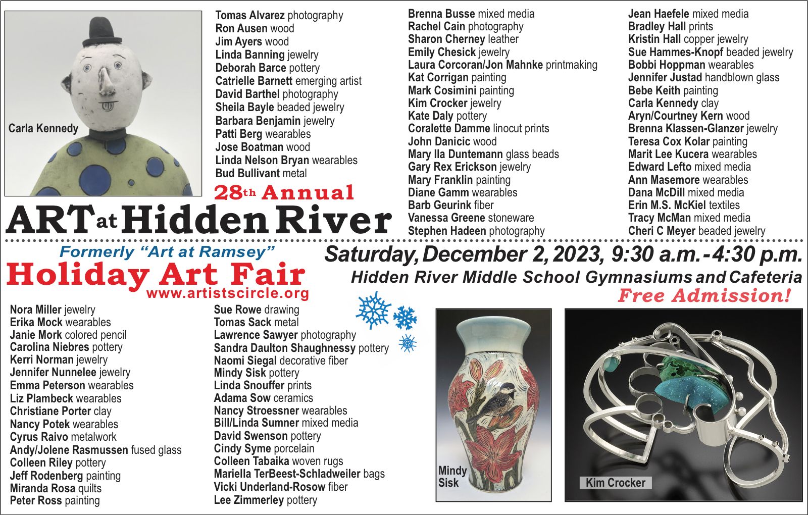 Art at Hidden River Park Bugle