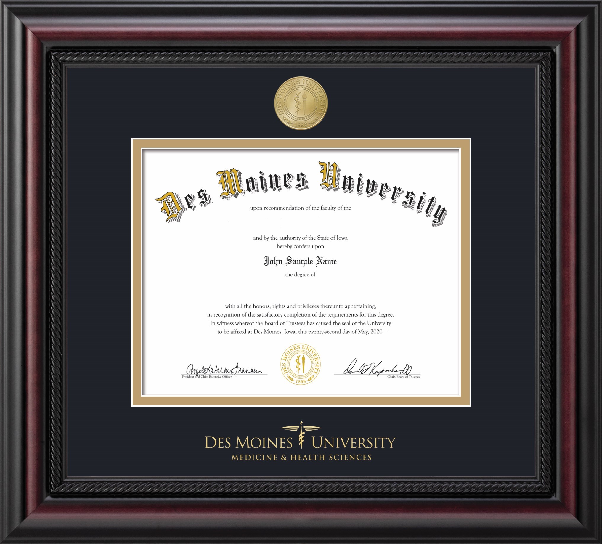 Campus Store Legacy Master Diploma Frame with Medallion