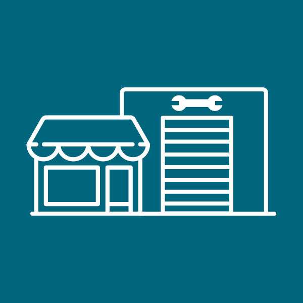 Parts and service location icon