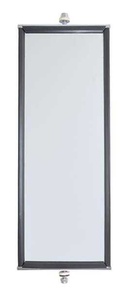 SANWA Stainless Steel West Coast Mirrors – 6x16 Set Of 2 For Heavy Duty Trucks - View #2