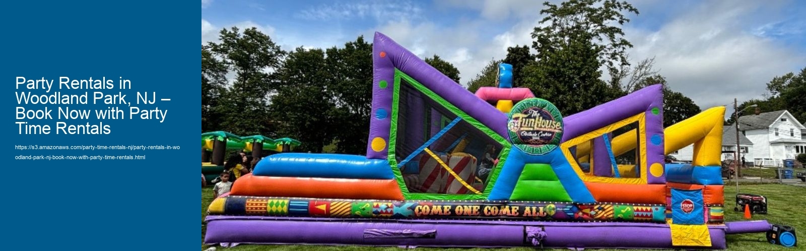 Party Rentals in Woodland Park, NJ – Book Now with Party Time Rentals