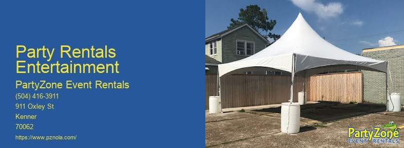 Party Rentals And Supplies