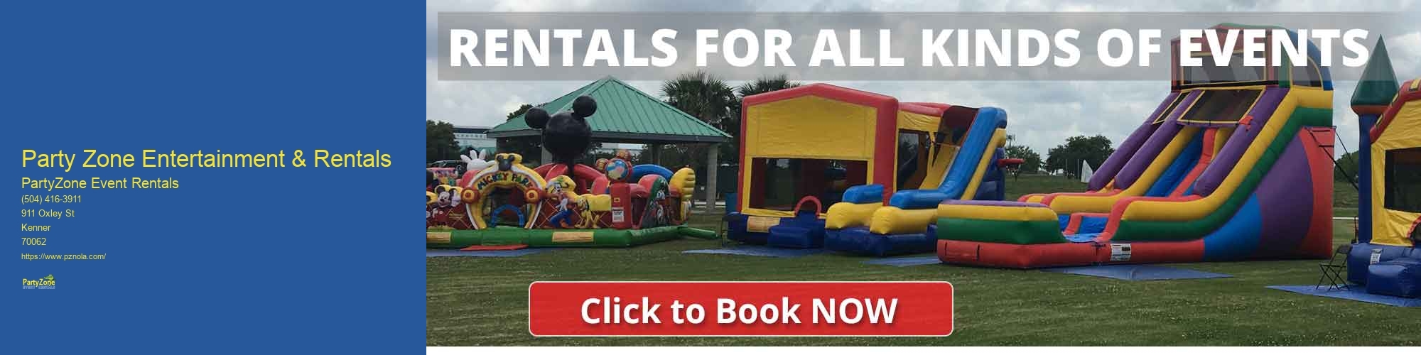 Party Zone Entertainment & Rentals PartyZone Event Rentals Party Zone Entertainment & Rentals