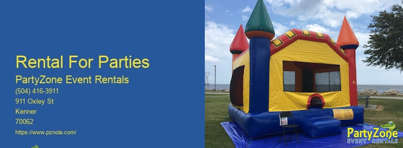 Party Rentals Bounce House Rentals Near Me