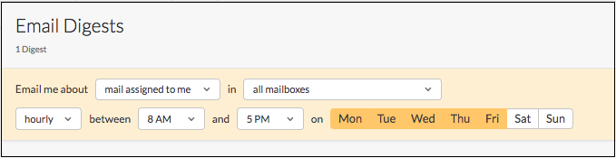 Outpost email digest assignment