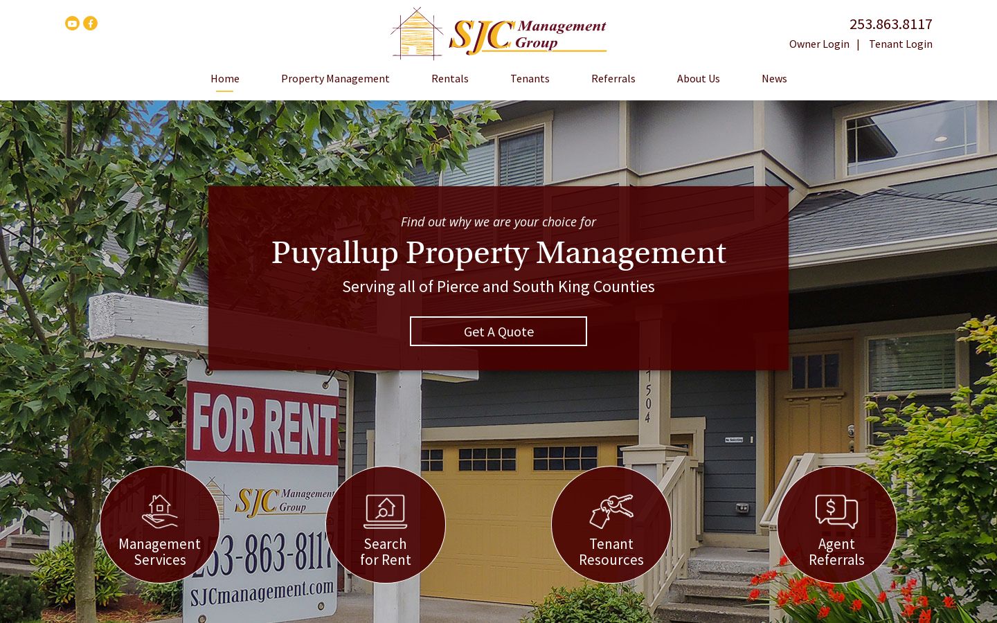 Puyallup Property Management and Property Managers, Puyallup Houses and