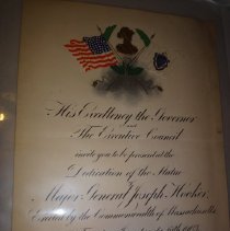 Invitation: Statue for Joseph Hooker