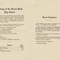 Academy of the Sacred Heart Day School Brochure, n.d.