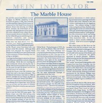 "The Marble House," Mein Indicator