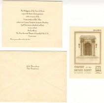 Invitation to Consecration of the Altar at 2222 Broadway