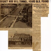"Secret Nob Hill Tunnel, Years Old, Found"