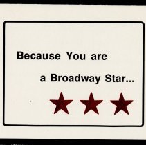 Invitation to Gala Celebration P1