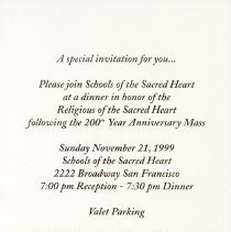 Invitation to Tribute Dinner P2