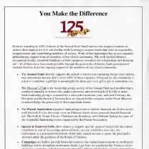 125th Anniversary Information Sheet