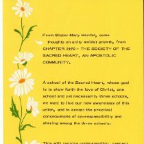 Message of unity and growth at Sacred Heart