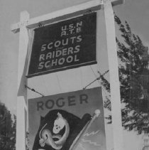 USN ATB Scout and Raider School signage