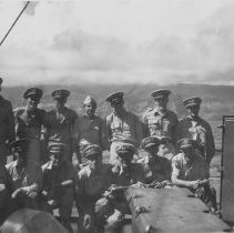 Group of officers on a ship