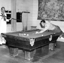 Billards game at USO on 10th st.