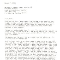 Page 1, Norm Olson letter