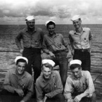 Six sailors on a ship