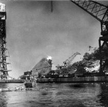 members of UDT-21 cleaning up Yokosuka Naval Base