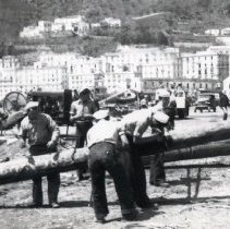 sailors, civilians and landscapes in Salerno, Italy