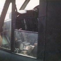 door of Co-pilot's seat of Huey