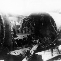 Japanese mini submarine with missing engine