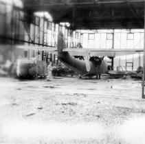 aircraft in hangar