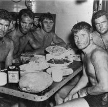 UDT 10 members aboard USS Burrfish