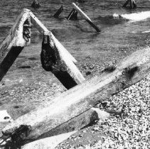 Normandy type beach obstacles.